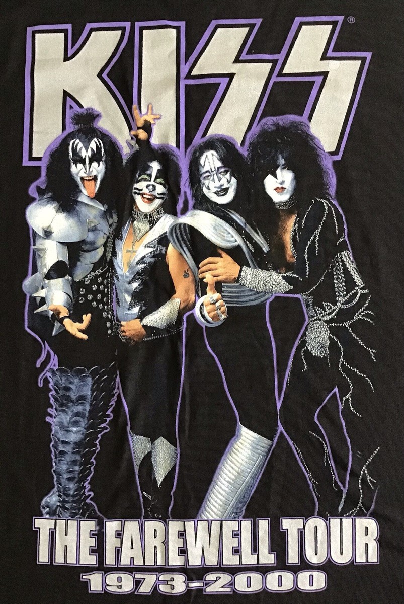 00s Kiss The Farewell Tour バンT キス 古着 M XL】00's KISS THE FAREWELL TOUR Band Tee