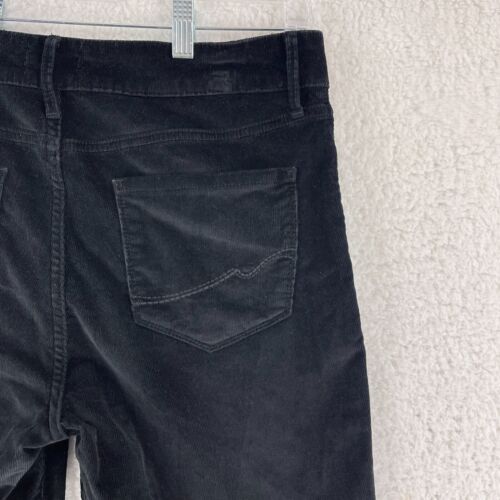 NYDJ Black Corduroy Legging Straight Leg Pants Womens Mid-Rise Casual Size 8 - Picture 13 of 16