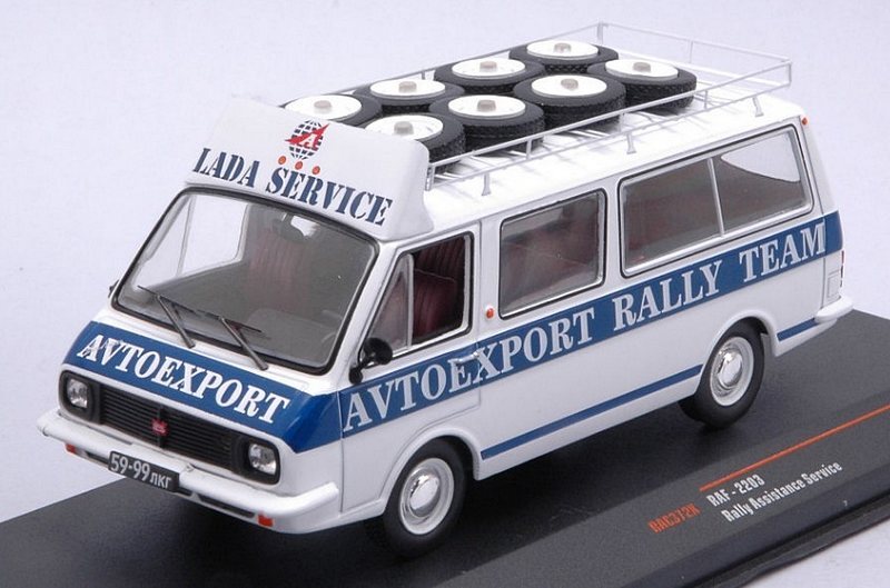RAF 2203 Lada Rally Assistance Latvia 1:43 Ixo RAC372X