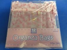 Polka Dot Baby Shower Party Favor Toy Gift Treat Sacks Organza Bags 3 COLORS
