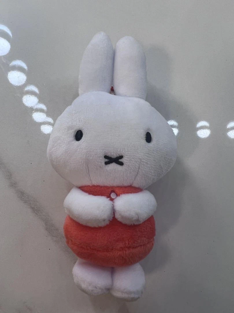 orange clothes miffy keychain plush toy Direct from JAPAN