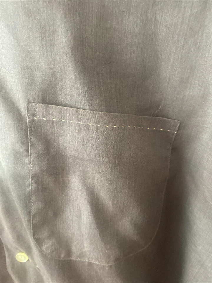 Camisa de vestir vintage de una sola puntada Foto 3 de 4