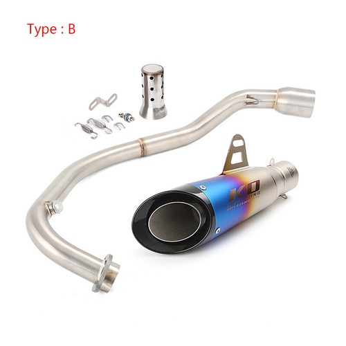 Para CF-MOTO ST Papio 125 Sistema de conexión de escape Cabezal Enlace Tubo Silenciadores Tubo - Imagen 3 de 10