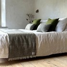 Harris Tweed Lovat Herringbone Pure Wool Bed Runner Single Double King Super