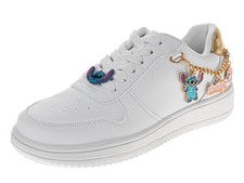 Disney Sneakers with Charms - Lilo and Stitch Shoes for Girls - Lace Up... 