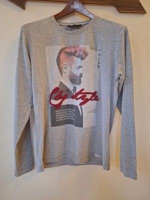 CIPO & BAXX PREMIUM PULLOVER L/S T-SHIRT  SLIM EU PUNK Size S 