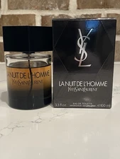 Rare 2014 Batch Yves Saint Laurent La Nuit de L'Homme 100ml 3.3 fl oz EDT Spray