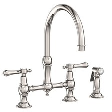 Newport Brass 9458 Chesterfield 1.8 GPM Widespread Bridge Kitchen - Nickel