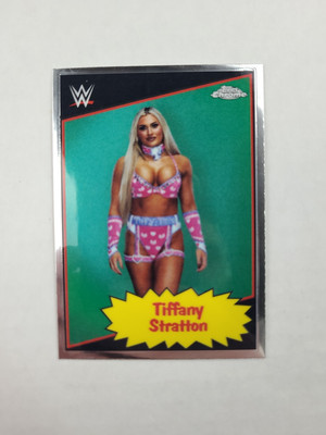 Tiffany Stratton 2025 Topps Chrome 1985 Insert # 85TC-TS Smackdown Raw Nxt