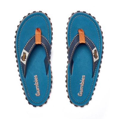 Gumbies unisex-Flip-Flops ISLANDER FLIP-FLOP TRICOLOR BLUE