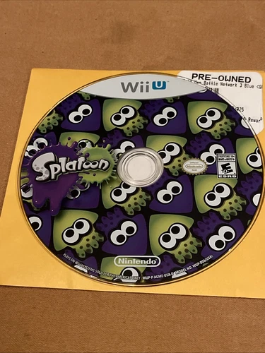 Splatoon (Wii U, 2015) Disc Only