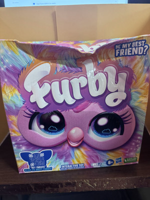 Furby Tie Dye Plush Voice Activated, Interactive Toy New Box