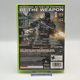 Refurbished Xbox 360 Crysis 2 Limited Edition Complete CIB Excellent Mint Clean