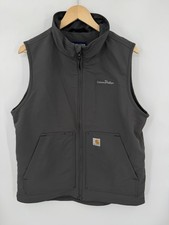 Carhartt Mens Rain Defender Super Dux Vest Size Medium Relaxed Fit Gray