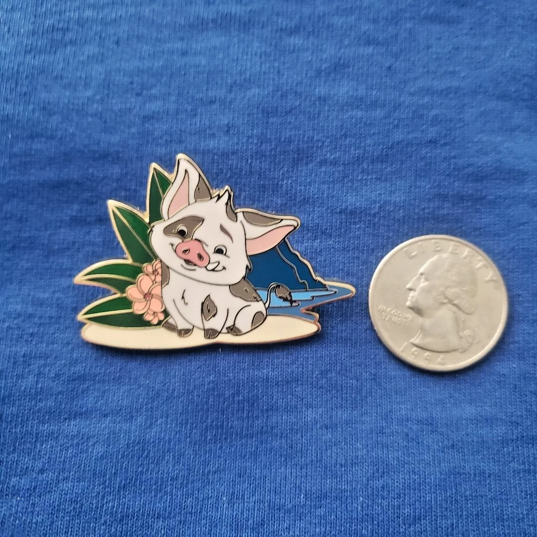 Disney Moana 2 PUA Plumeria Flower Collectible Enamel Pin Exclusive