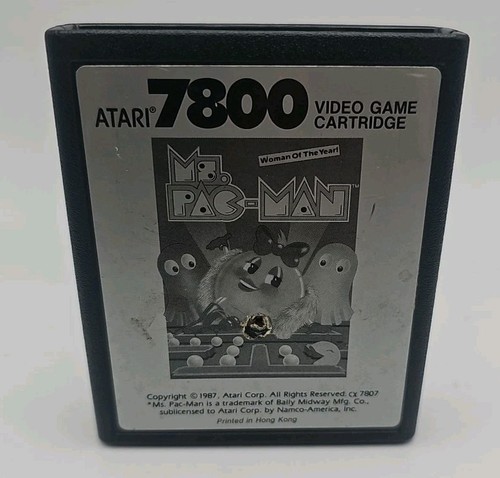 Ms. Pac-Man (Atari 7800, 1985) Untested Vintage Video Game