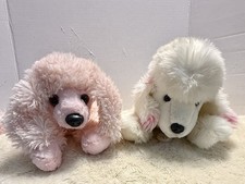 Aurora Pink Poodle And Animal Alley  Toys R Us  White Poodle W/ Pink Ear Tip