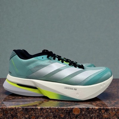 adidas Adizero Boston 13 Aqua Lucid Lemon JS4945 Men s Size 9.5