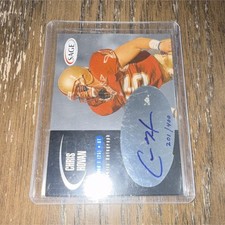 SAGE 2000 Autographs Chris Hovan A19 Silver Rookie Serial #/400 Football Card. rookie card picture