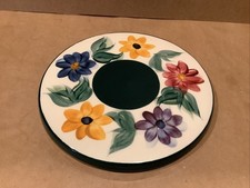 Gail Pittman Ceramic Trivet - Daisy Chain Pattern - 1993