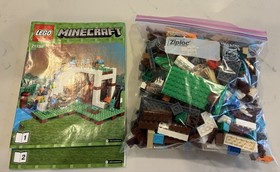 LEGO Minecraft: The Waterfall Base (21134)-100% COMPLETE