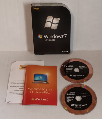 Microsoft Windows 7 - Ultimate - 32/64 Bit - Vollversion - Lizenz Product Key - Bild 1 von 2
