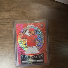 Panini 2025 Prizm Dylan Crews #18 Talisman Red Prizm Rookie /399