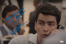 Charlie Sheen Signed 12x18 Wall Street "Blue Horseshoe" JSA