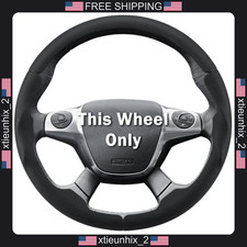 Ford Steering Wheel Cover 2012-2018 Leather Fit For Escape Focus C-max Ford Steering Wheel Cover 2012-2018 Leather Fit For Escape Focus C-max