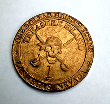 Treasure Island Casino -Las Vegas -One Dollar Casino Token /Chip(Metal)