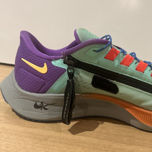 Nike Air Zoom Pegasus 38 Women’s US 9 - Purple - Green - Orange - Yellow - Rare - Foto 7 di 24