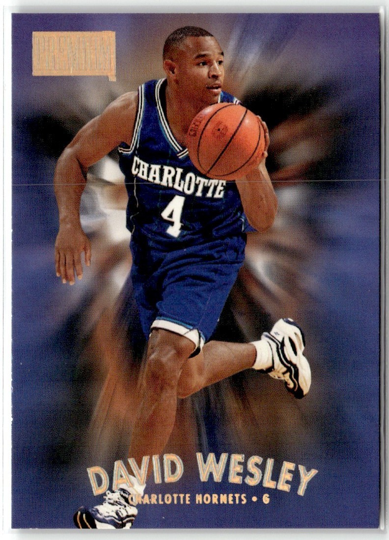 1997-98 SKYBOX PREMIUM DAVID WESLEY CHARLOTTE HORNETS #168