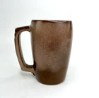 Vtg Frankoma Pottery 5M Plainsman Brown Coffee Grand Mug Large Jumbo MCM