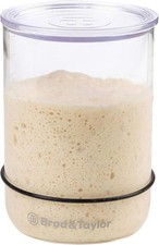 Sourdough Starter Jar 32oz 100 Dishwasher Safe, Measurement Markings