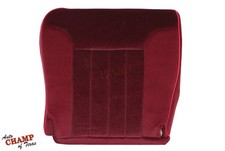 For 94-96 Dodge Ram Slt Laramie-driver Bottom Replacement Cloth Seat Cover Red