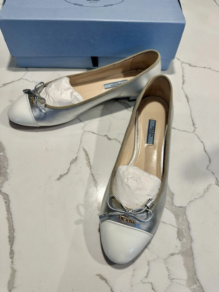 AUTÉNTICOS PISOS DE BALLET PRADA Calzature Donna EU40 Foto 4 de 4