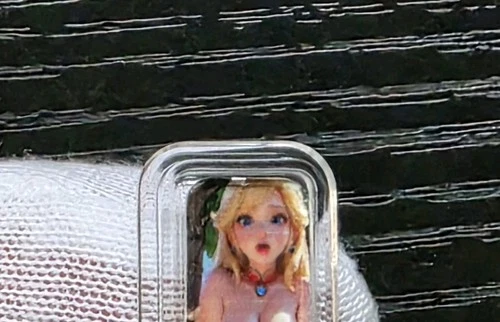 SEXY Perky Peach - 1 Gram .999 Fine Pure Silver Bullion Colorized Mini Bar Round