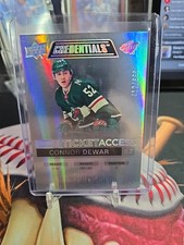 2021-22 Upper Deck Credentials Connor Dewar Debut Ticket Access/999