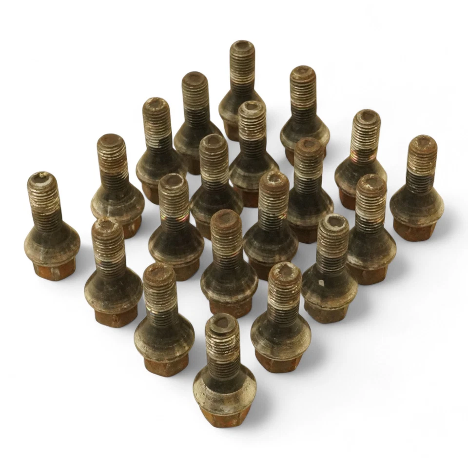 92-99 Bnmw 318 323 325 328 E36 Juego de 20 pernos de tuerca de rueda estándar OEM Foto 2 de 4