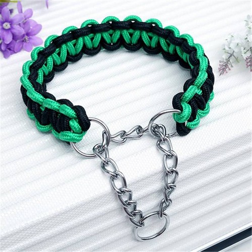 Nylon Chain Dog Training Collars Choker Collar Safety Medium Large Dogs Supply - Picture 8 of 14