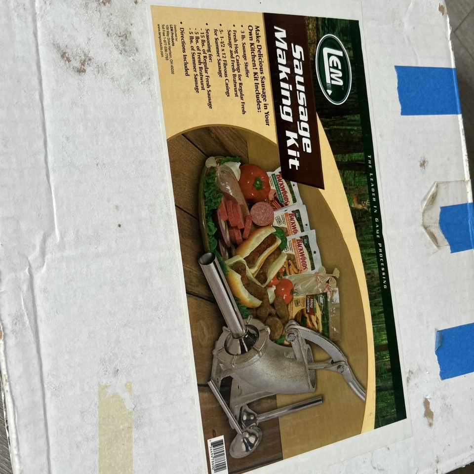 Kit de enchimento para fazer salsicha LEM limpo excelente estado! - Imagem 4 de 4