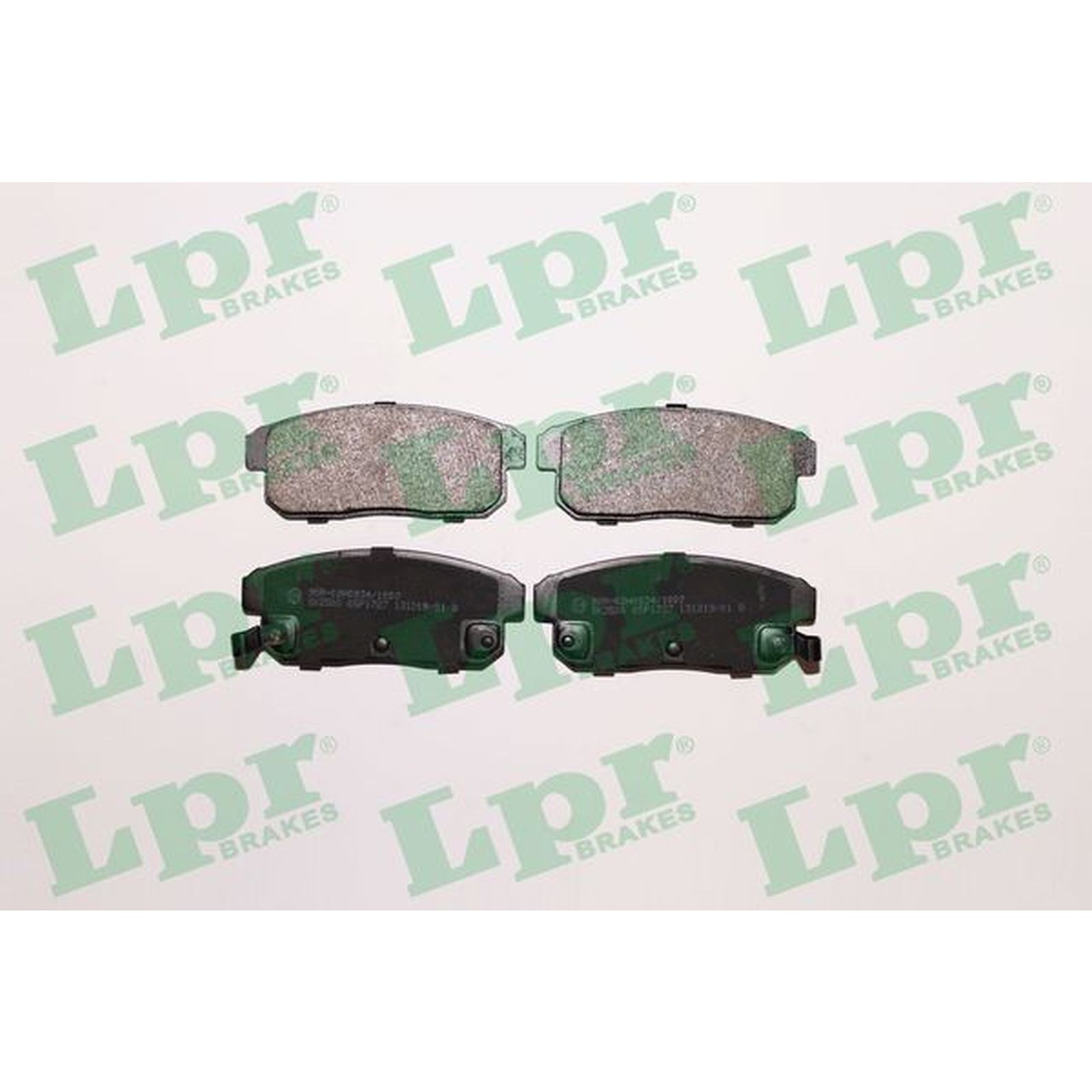 1x ORIGINAL® Lpr Bremsbelagsatz, Scheibenbremse Hinten für Nissan PRIMERA