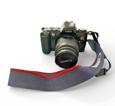 Canon EOS Rebel X S 35mm ~ SLR Film Camera w/ Canon Zoom Tiffen Filter Un-Tested