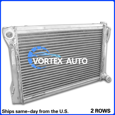 2-Rows Radiator For 1967-1974 MG Midget 1275 MT All Aluminum 1968 1969 1973 1972