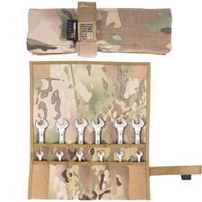 Wrench Organizer Tool Bag – 12-Pocket Roll-Up Wrench Roll & Tool Pouch, Porta...