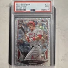 Bowman 2013 Mike Trout #121 Silver Ice PSA 9 Graded Baseball Trading Card