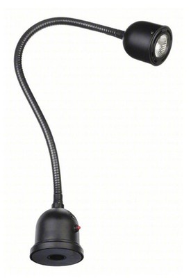 ELECTRIX 7305 BLACK Gooseneck 12V Halogen Lamp with Magnetic Base, 9 ft. cord