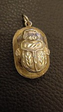 Vintage Silber - Anhänger Ägypten Skarabäus Glücksbringer Scarabäus 