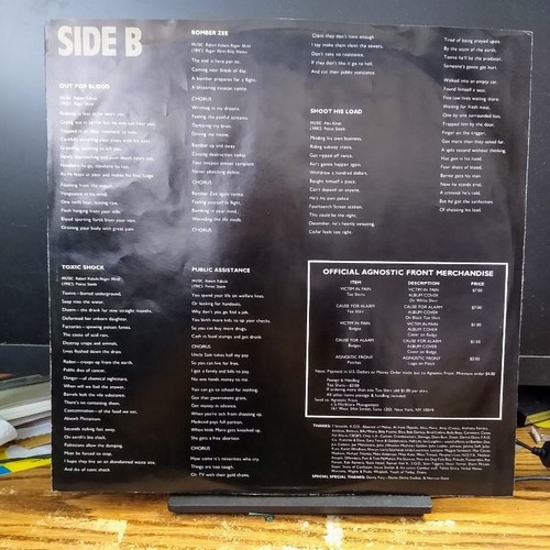 Agnostic Front - Cause For Alarm LP ~ Original with lyric sleeve - Imagen 2 de 4