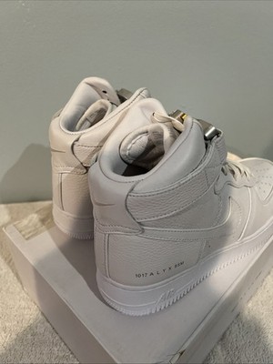 Size 8- Nike 1017 ALYX 9SM x Air Force 1 High Triple White | eBay